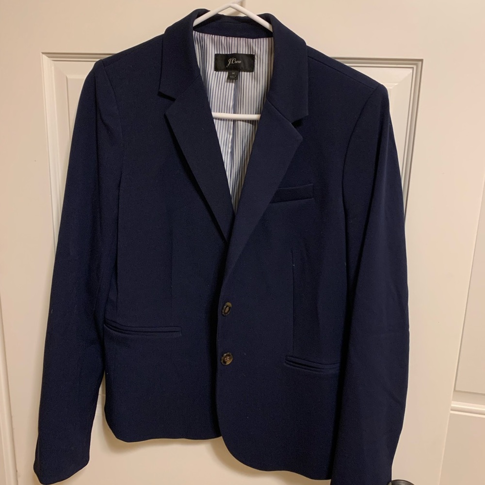 J.Crew womens suiting Navy blazer and pants